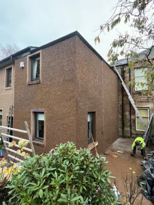 New guttering system installed on residential property